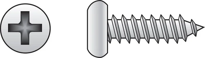 HILLMAN No. 14 Ga. X 2-1/2 in. L Phillips Pan Head Sheet Metal Screws 100 pk