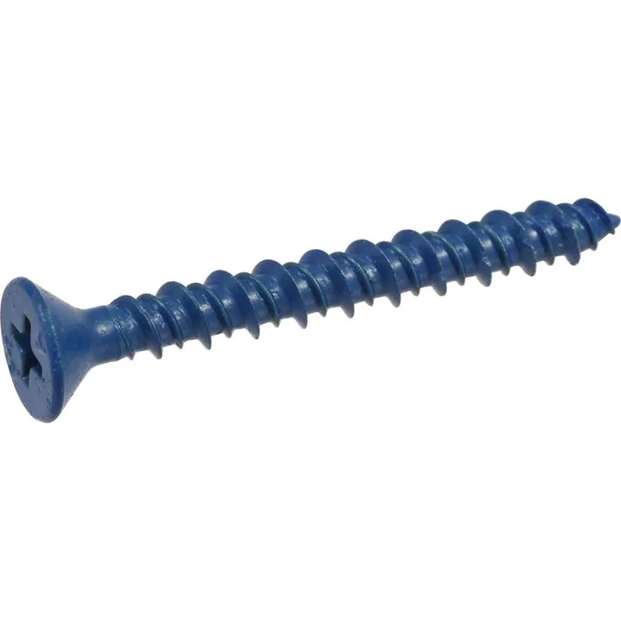 HILLMAN 3/16 in. D X 3.75 in. L Steel Flat Head Concrete Screw Anchor 100 pk