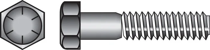 HILLMAN 5/16 in. D X 3-1/2 in. L Heat Treated Steel Hex Head Cap Screw 50 pk