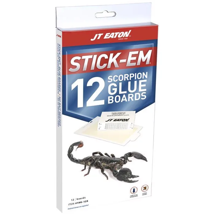 JT Eaton Stick-Em Glue Board 12 pk (Pack of 12)