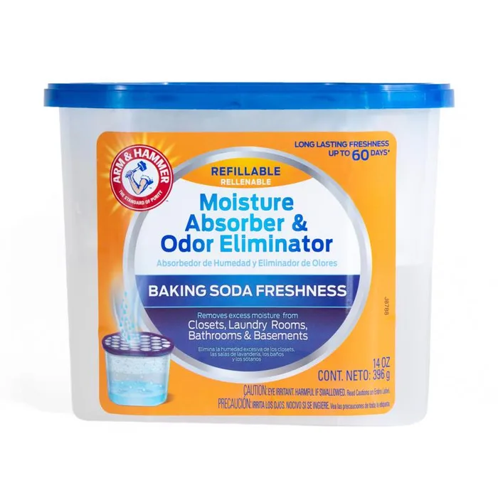 Arm & Hammer No Scent Moisture Absorber and Odor Eliminator 14 oz Beads (Pack of 6)