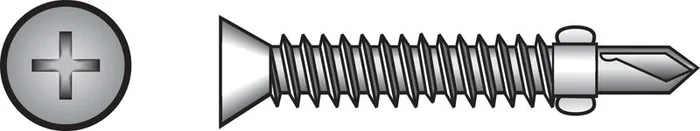 HILLMAN No. 10 Ga. X 1-7/16 in. L Phillips Wafer Head Sheet Metal Screws 100 pk