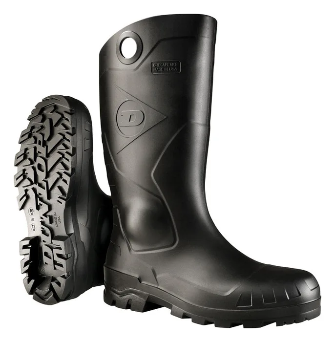 Dunlop Chesapeake Waterproof Boots 10 US Black 1 pair Waterproof