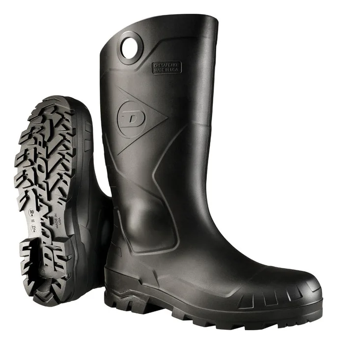 Dunlop Chesapeake Waterproof Boots 13 US Black 1 pair Waterproof