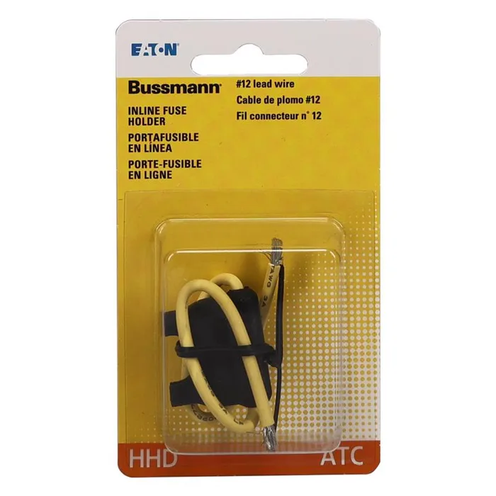 Bussmann 30 amps ATC Black In-Line Fuse Holder 1 pk (Pack of 5)