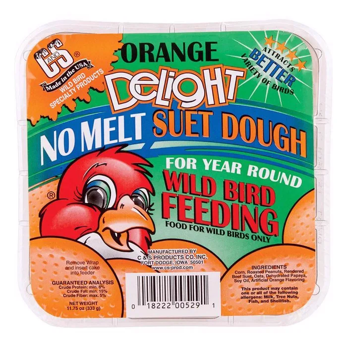 C&S Products Orange Delight Wild Bird Food 11.75 oz (Pack of 12)