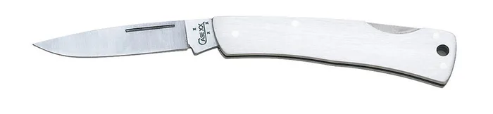 Case Executive Silver Stainless Steel 3-4 in. Pocket Knife