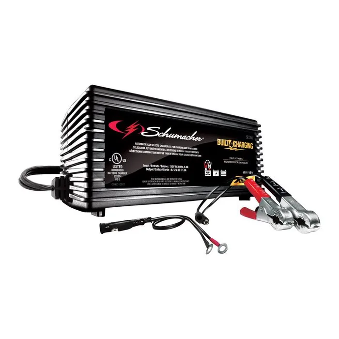 Schumacher Automatic 12 V 1.5 amps Battery Charger/Maintainer (Pack of 2)
