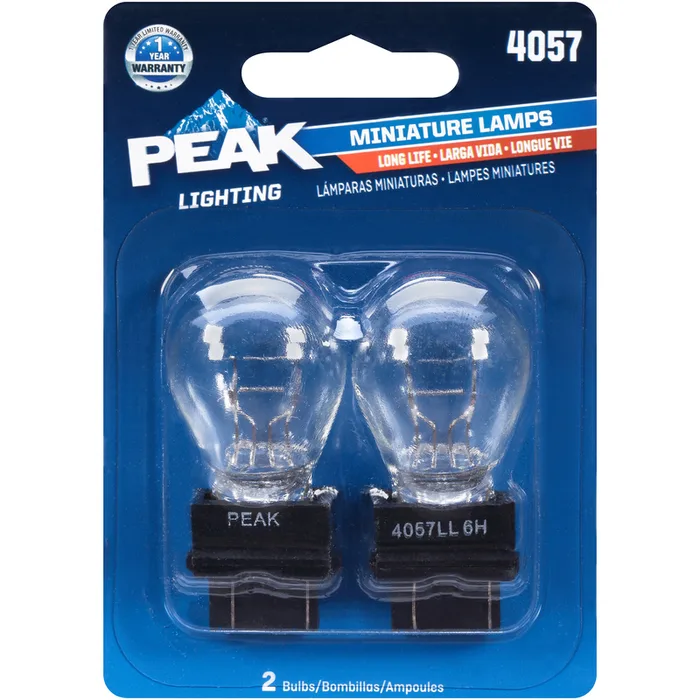 Peak Halogen Parking/Stop/Tail/Turn Miniature Automotive Bulb 4057