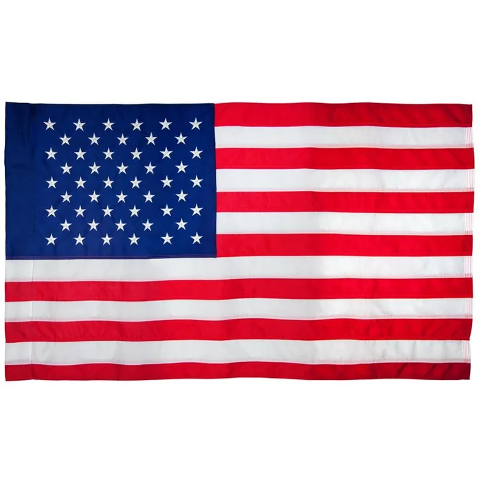 Valley Forge Perma-Nyl United States Flag 0 in. H X 2.5 ft. W X 4 ft. L