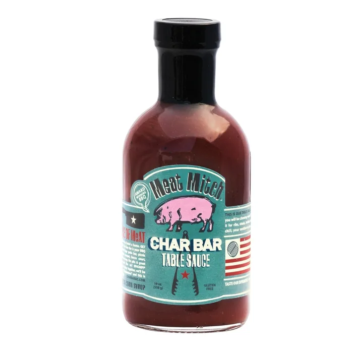 Meat Mitch Char Bar BBQ Sauce 19 oz (Pack of 6)