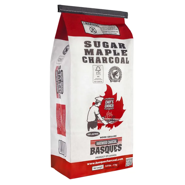 Basques All Natural Sugar Maple Lump Charcoal 8.8 lb