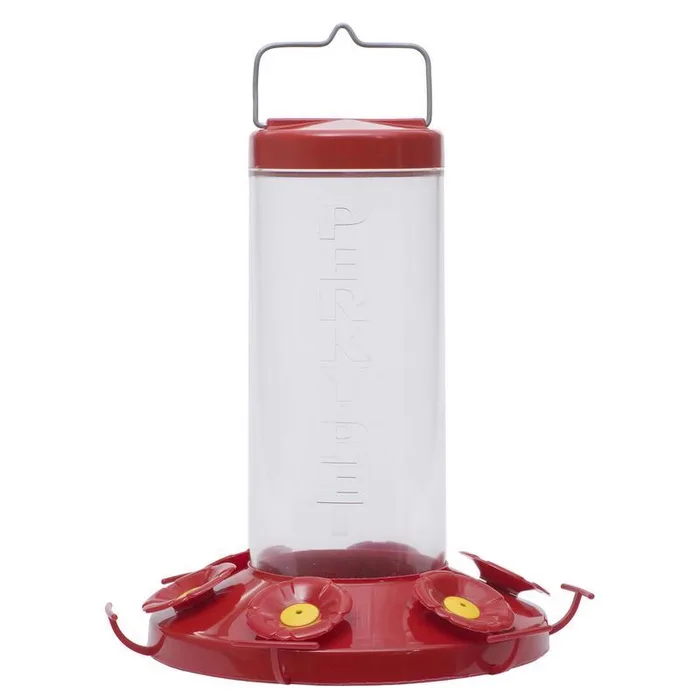 Perky-Pet Hummingbird 48 oz Glass/Plastic Nectar Bird Feeder 6 ports (Pack of 6)