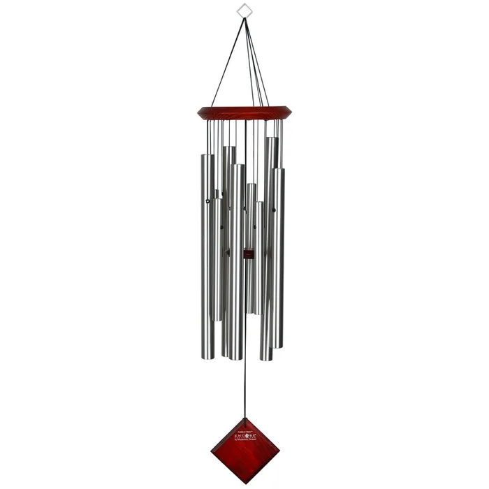 Woodstock Chimes Encore Collection Silver Aluminum/Wood 30 in. Silver Chimes of Orion Wind Chime