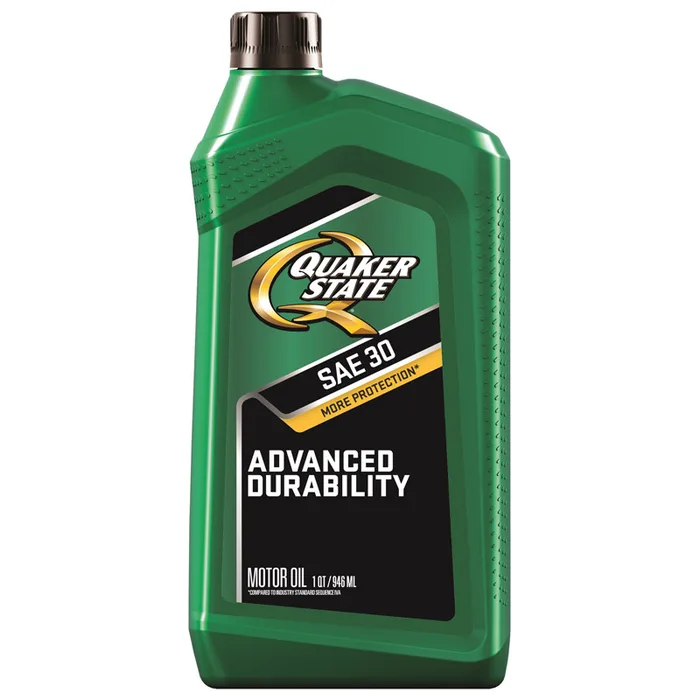 Quaker State Peak Performance SAE 30 4-Cycle Heavy Duty Motor Oil 1 qt 1 pk (Pack of 6)