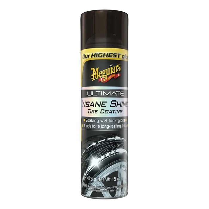 Meguiar's Ultimate Insane Shine Gloss Tire Coating 15 oz (Pack of 6)