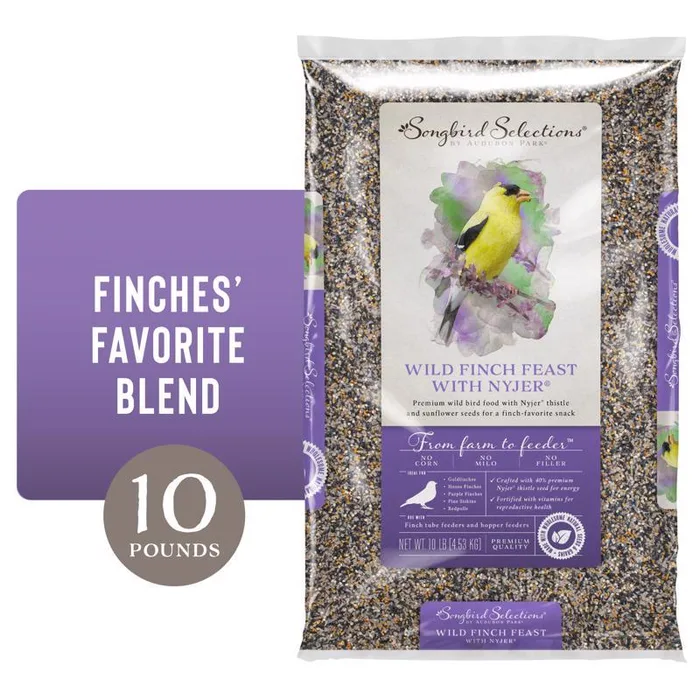 Songbird Selections Wild Finch Feast with Nyjer Wild Bird Food 10 lb