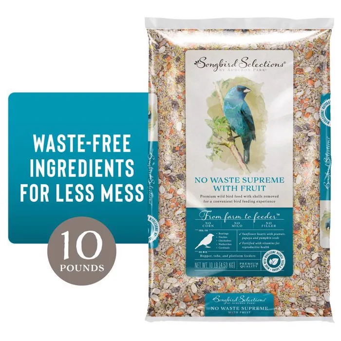 Songbird Selections No Waste Supreme Wild Bird Food 10 lb (Pack of 4)