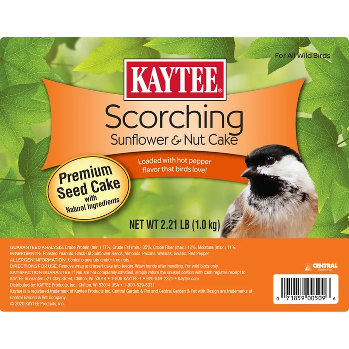 Kaytee Scorching Seed and Nut Cake 2.2 lb