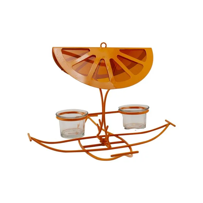 Woodlink Oriole Metal Oriole Fruit and Nut Bird Feeder 4 ports