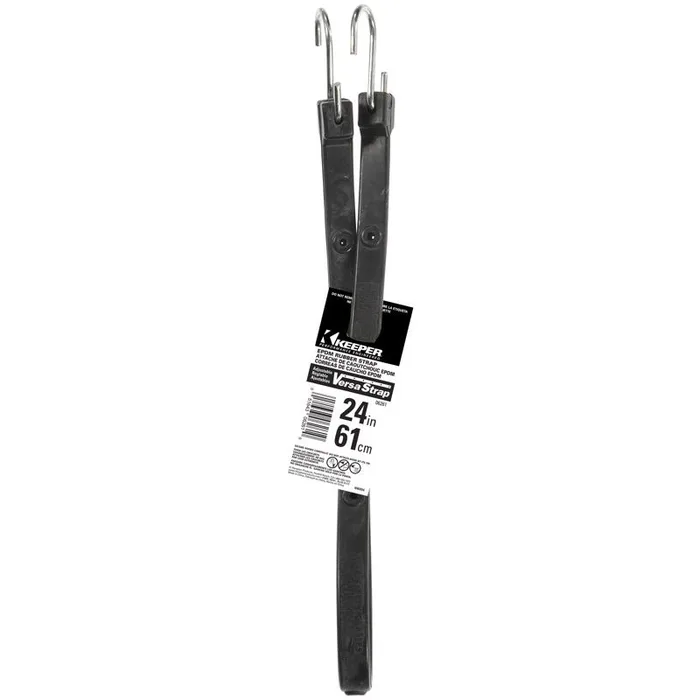 Keeper Black Tarp Strap 24 in. L X 0.315 in. 1 pk