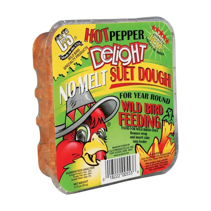 C&S Products Hot Pepper Delight Wild Bird Food 11.75 oz (Pack of 12)