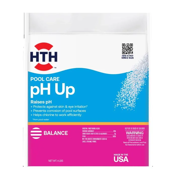 HTH Pool Care Granule pH Plus 4 lb (Pack of 4)