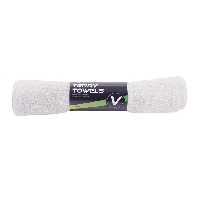 Viking 17 in. L X 14 in. W Cotton Terry Towels 3 pk