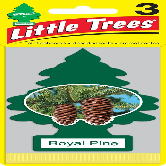 Little Trees Royal Pine Scent Car Air Freshener Solid 3 pk (Pack of 8)
