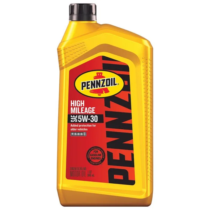Pennzoil High Mileage Vehicle 5W-30 High Mileage Motor Oil 1 qt 1 pk (Pack of 6)