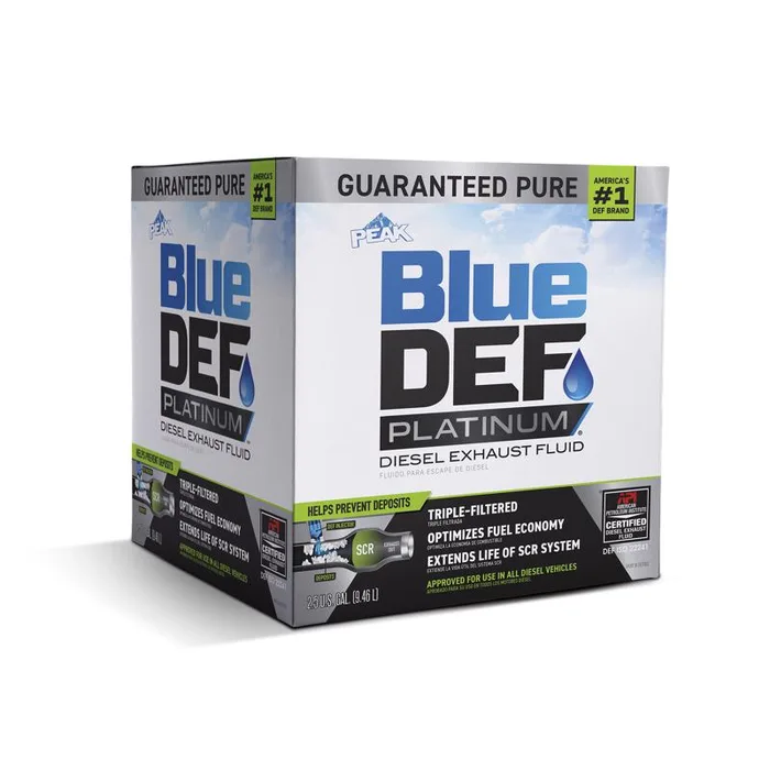 PEAK BlueDEF PLATINUM Diesel Deisel Exhaust Fluid 2.5 gal