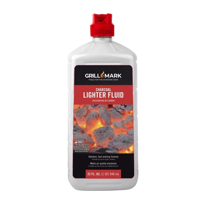 Grill Mark Charcoal Lighter Fluid 32 oz (Pack of 12)