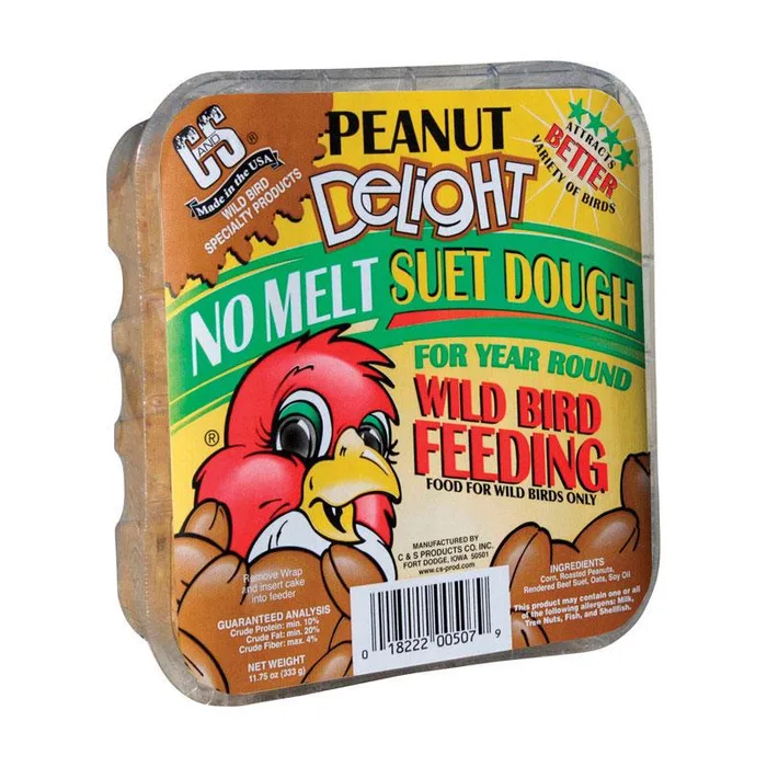 C&S Products Peanut Delight Wild Bird Food 11.75 oz (Pack of 12)