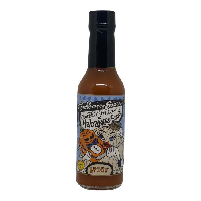 Torchbearer Sauces Sweet Onion Habanero Hot Sauce 5 oz