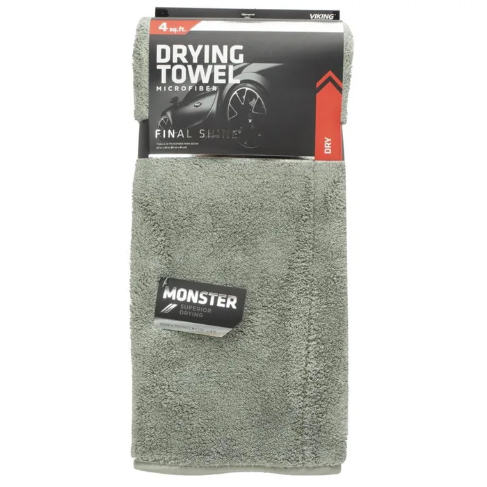 Viking 24 in. L X 24 in. W Microfiber Car Drying Towel 1 pk