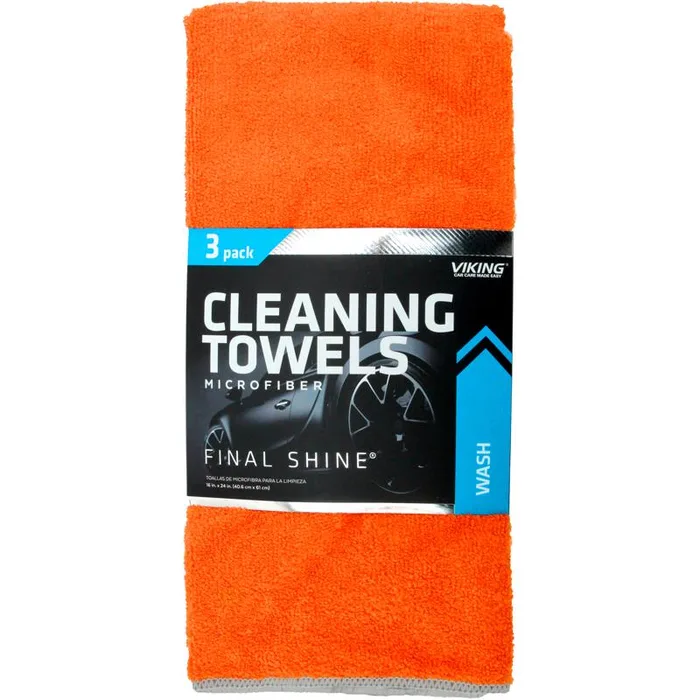 Viking 24 in. L X 16 in. W Microfiber Cleaning Towel 3 pk