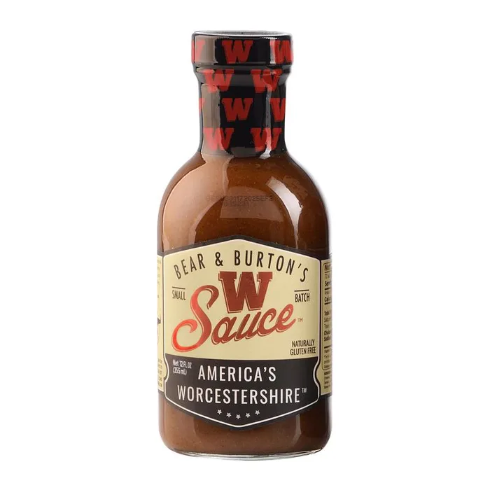 Bear & Burton's The W Sauce America's Worcestershire Sauce 12 oz (Pack of 6)
