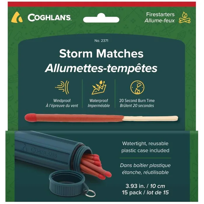 Coghlan's Multicolored Stormproof Match Kit 3.93 in. H 15 pk (Pack of 6)