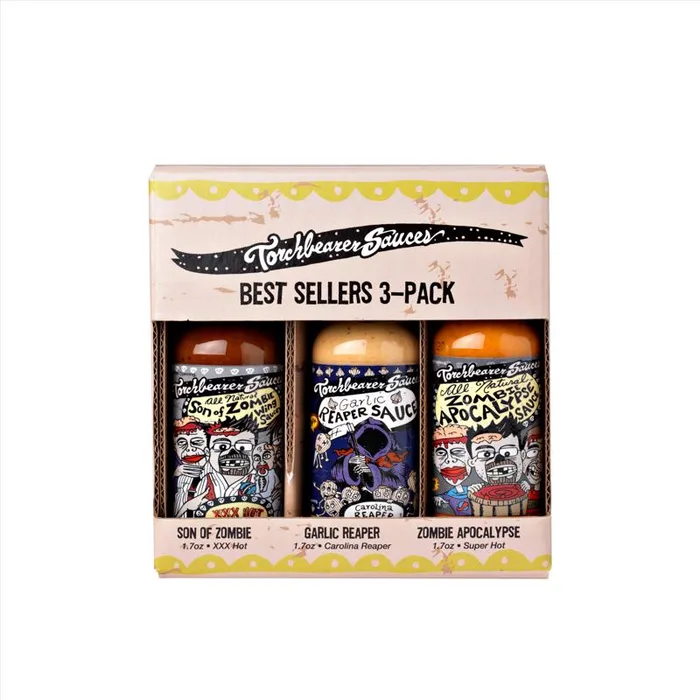 Torchbearer Sauces Multi Hot Sauce Gift Box 1.75 oz