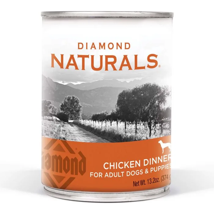 Diamond Naturals All Ages Chicken Pate Dog Food 13.2 oz (Pack of 12)
