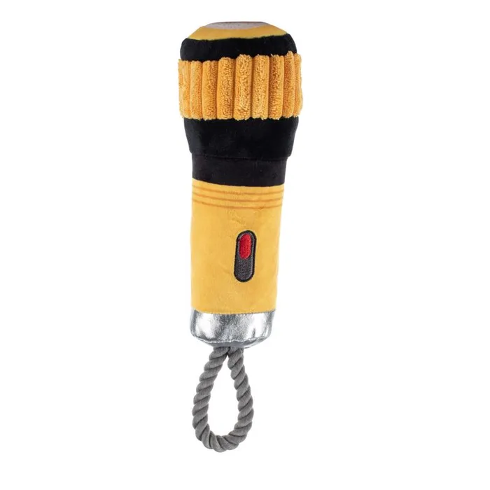 Pet Shop by Fringe Studio Wagsdale For Dog Black/Yellow I Need Some Light Dog Toy 1 pk