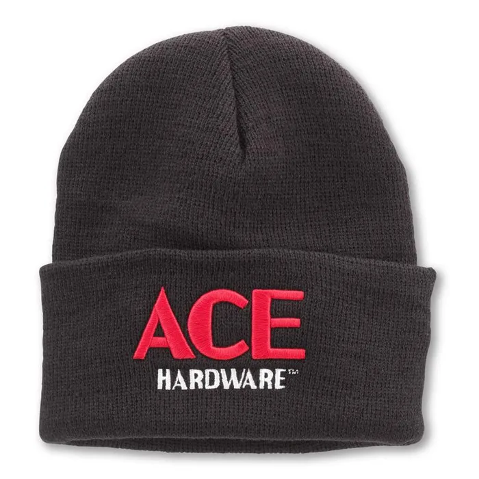 Ace Vintage Threads Headwear Knit Cap Black One Size Fits Most