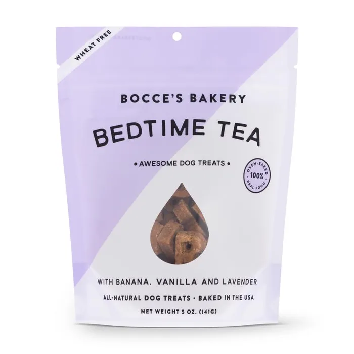 Bocce's Banana Vanilla Lavender Biscuit For Dogs 5 oz