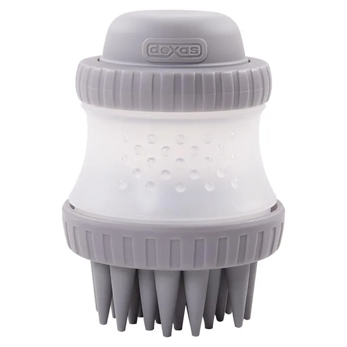 Dexas ScrubBuster Gray Cat/Dog Grooming Brush 1 pk