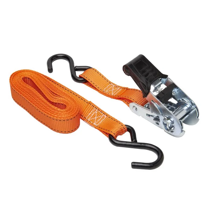 Keeper 1 in. W X 14 ft. L Orange Tie Down w/Ratchet 400 lb 4 pk (Pack of 6)