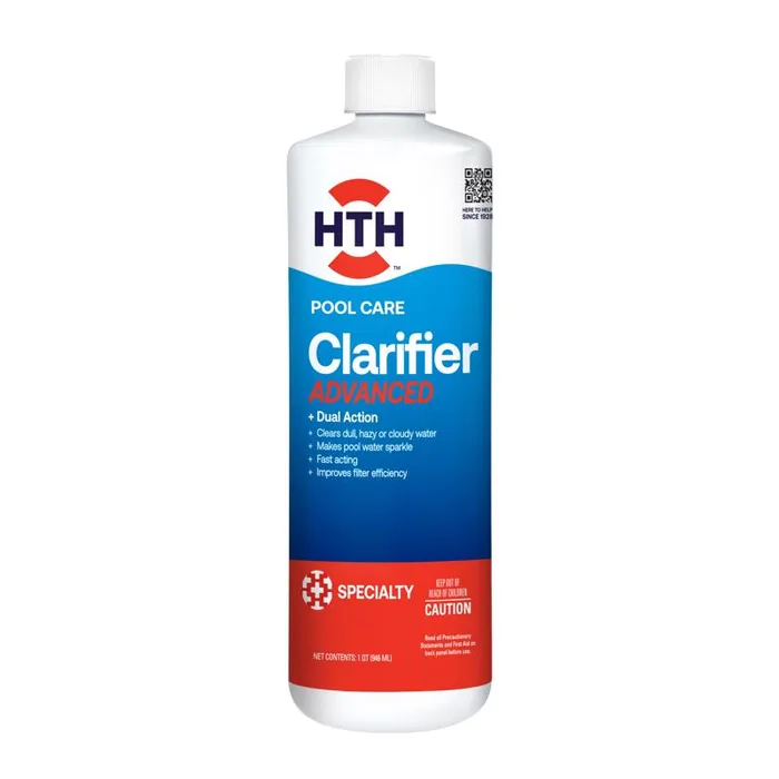 HTH Pool Care Liquid Clarifier 32 oz (Pack of 6)