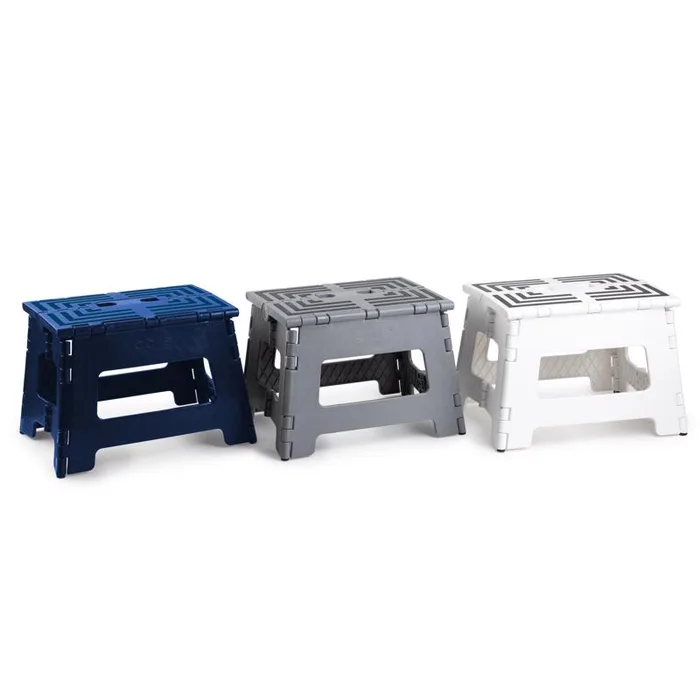 Core Kitchen 9 in. H X 9 in. W X 12 in. D 250 lb. cap. 2 step Plastic Folding Step Stool (Pack of 6)