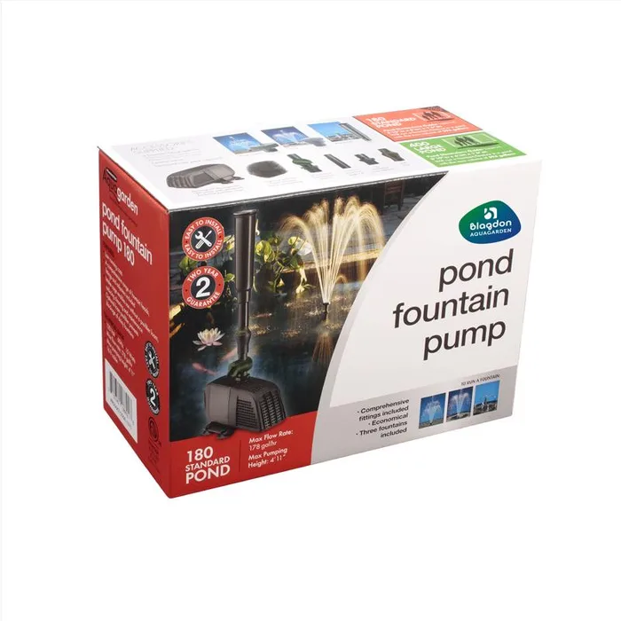 Blagdon Aquagarden Plastic 180 gph Fountain Pump
