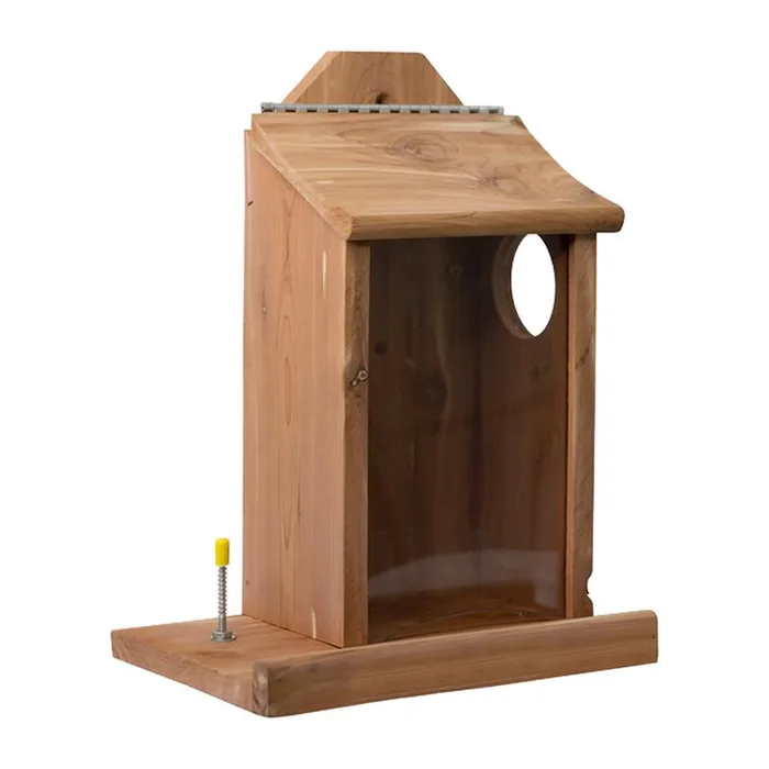 Valley Splendor Cedar Critter Bird Feeder (Pack of 4)