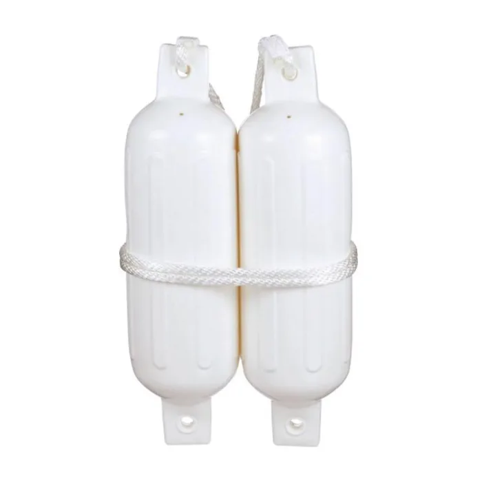 Seachoice Twin Eye White Vinyl Boat Fender